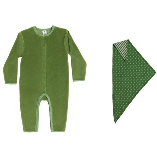 Leela Cotton Overall& Dreiecktücher Set