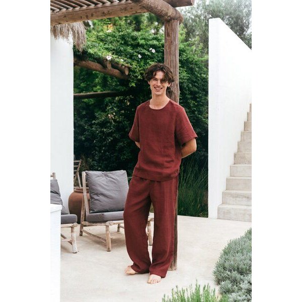 AmourLinen Leinen pyjama set LEO