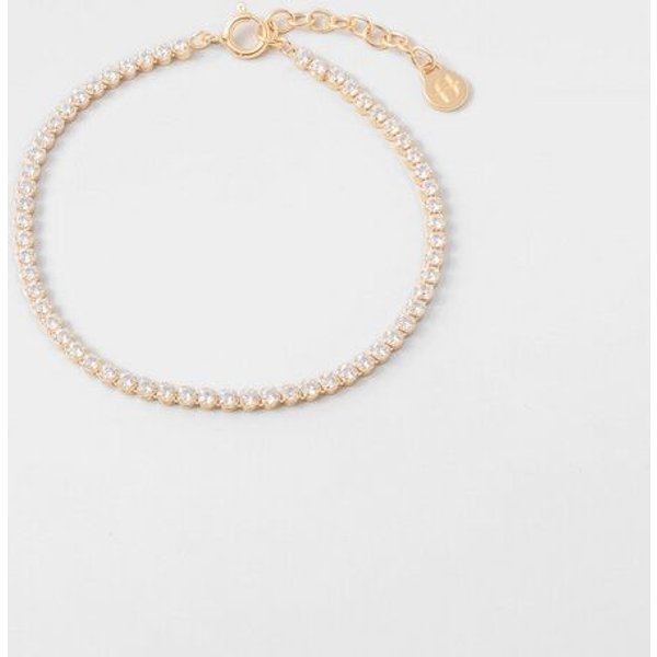fejn jewelry Armband 'sparkle tennis' mit Zirkonia Steinen
