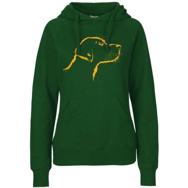 HANDGEDRUCKT "Fellnase" Frauen Hoody Neutral