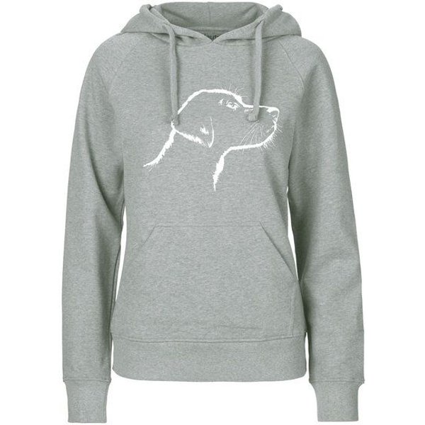 HANDGEDRUCKT "Fellnase" Frauen Hoody Neutral