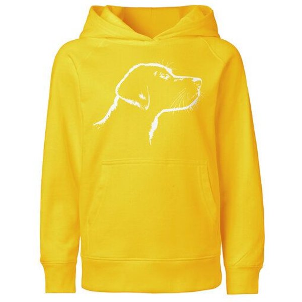 HANDGEDRUCKT "Fellnase" Kinder Hoody Neutral