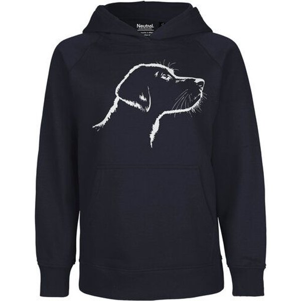 HANDGEDRUCKT "Fellnase" Kinder Hoody Neutral