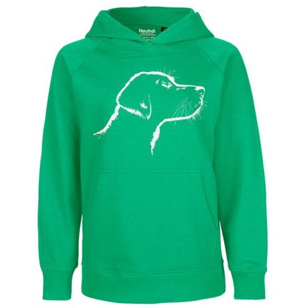 HANDGEDRUCKT "Fellnase" Kinder Hoody Neutral