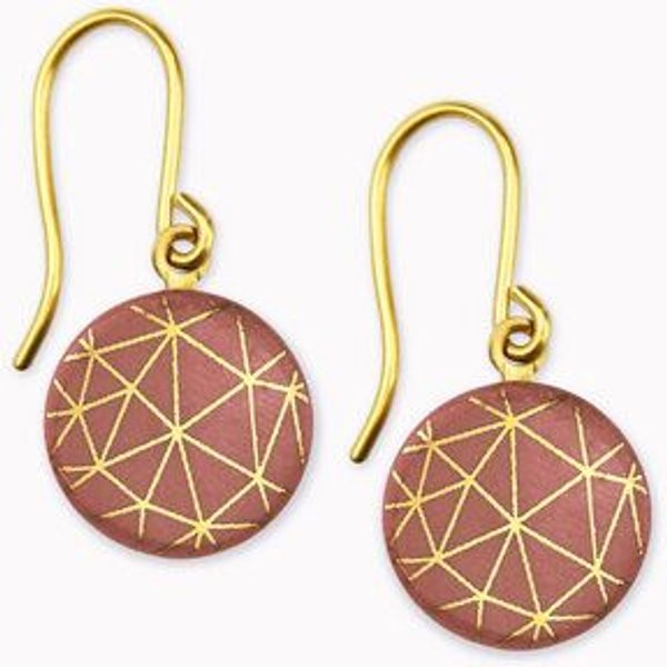 lille mus Porzellan-Ohrhänger GEO Porzellanschmuck