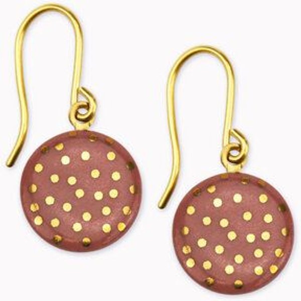 lille mus Porzellan-Ohrhänger KONFETTI Porzellanschmuck