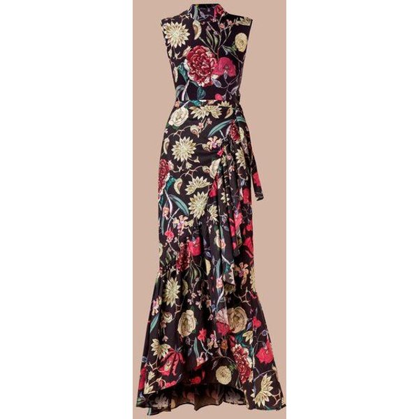 Atelier SNOW Set Ärmelloser Body + Maxi-Wickelrock Camellia