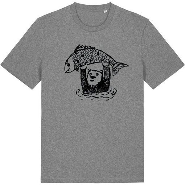 päfjes Björn der Bär & Fido der Fisch - Fair gehandeltes Männer/Unisex T-Shirt