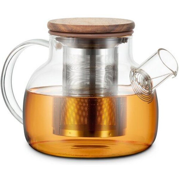 Econovo Teekanne aus Glas 0,75L & 1,5L