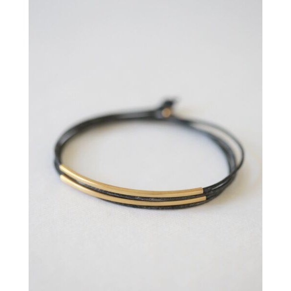 pikfine Tube Armband “Tingval” // vergoldet