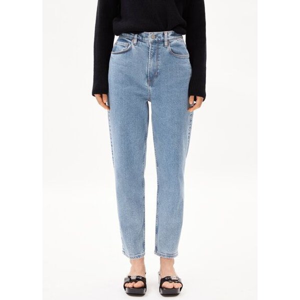 ARMEDANGELS MAIRAA Damen Mom Jeans recycelter Baumwoll Mix Comfort Stretch