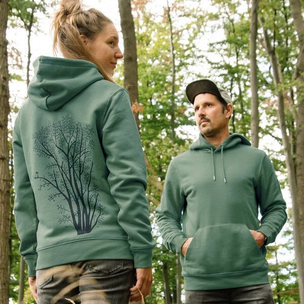 Cmig Unisex Hoodie Erle mit Elster