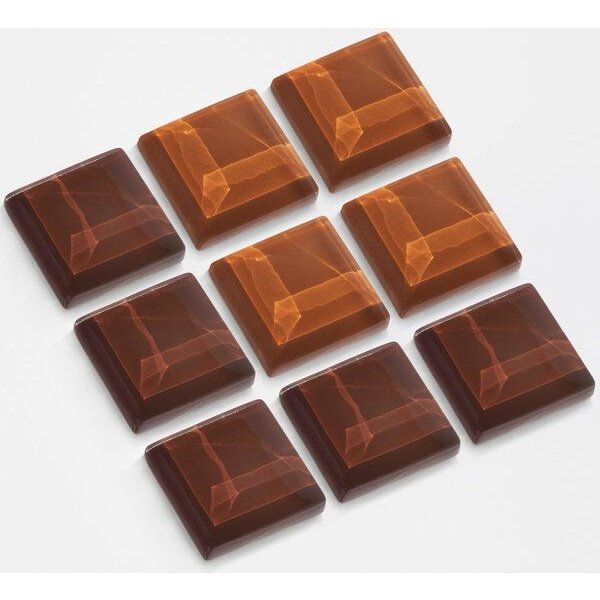 ALEXASCHA Deko Magnete aus Upcycling Glas • Set aus 9 starken Magneten • ideal zum Verschenken