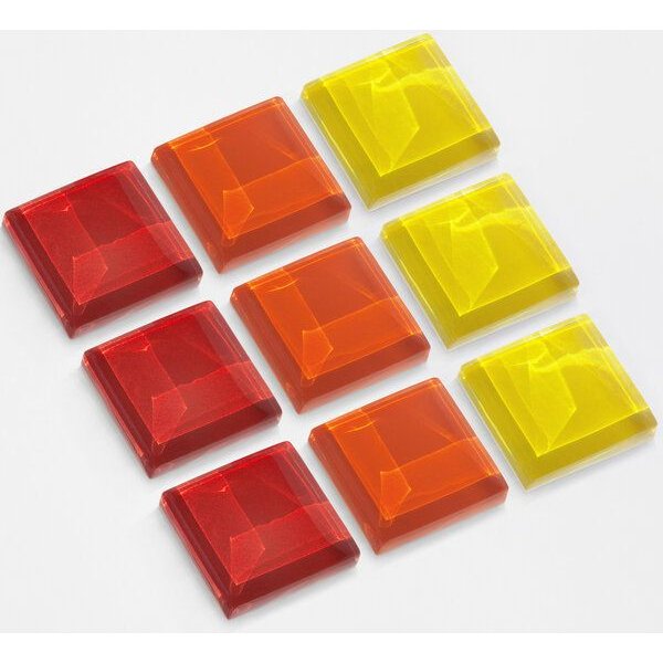ALEXASCHA Magnet Set aus Upcycling Glas • 9 starke Magnete für den Kühlschrank • ideal zum Verschenken