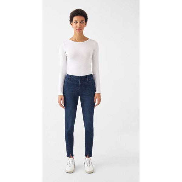 Damen Jeans SUN UP Powerstretch Design Details DAWN Bio-Baumwolle