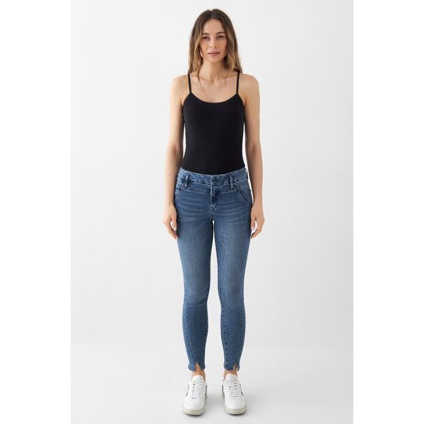Damen Jeans SUN UP Powerstretch Design Details DAWN Bio-Baumwolle