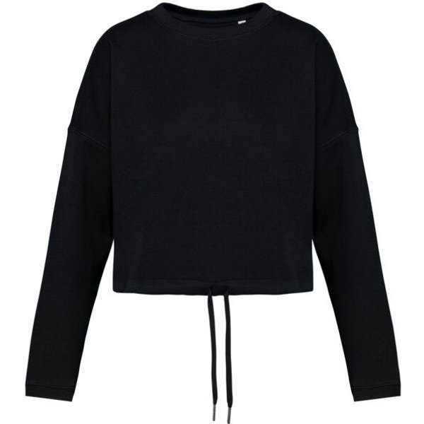 Greenspired Umweltfreundliches cropped Oversize Damen Sweatshirt mit Rundhalsausschnitt 280g/m² XS- XL