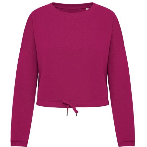 Greenspired Umweltfreundliches cropped Oversize Damen Sweatshirt mit Rundhalsausschnitt 280g/m² XS- XL