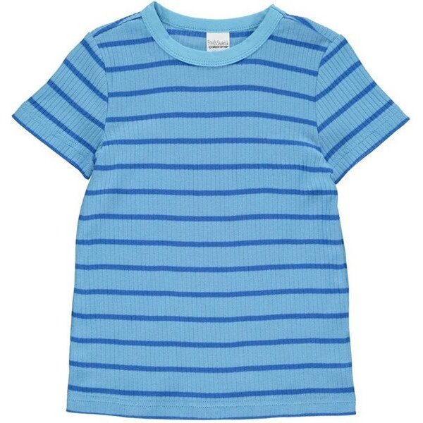 Fred's World by Green Cotton "Green Cotton" Kurzam - Rippen-Shirt Streifen