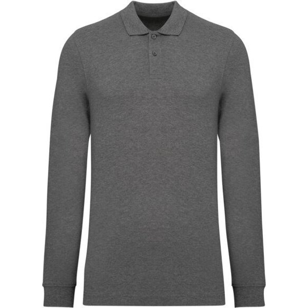 Greenspired Herren Piqué-Polohemd mit langen Ärmeln 180 g/m² XS - 4 XL