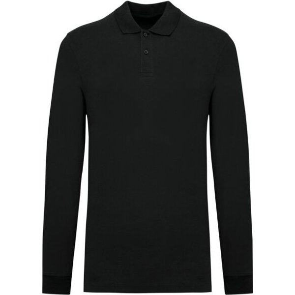 Greenspired Herren Piqué-Polohemd mit langen Ärmeln 180 g/m² XS - 4 XL
