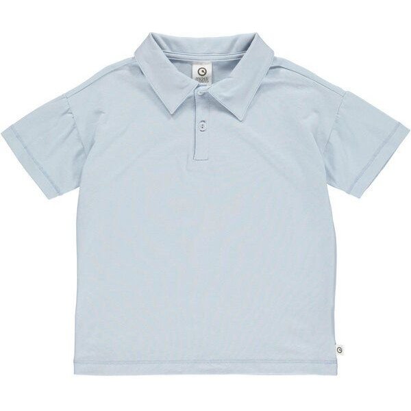 Fred's World by Green Cotton "Green Cotton" Polo - T-Shirt hellblau