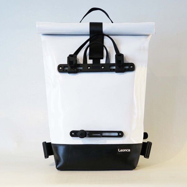 Leonca Upcycling Fahrradrucksack aus LKW-Plane in 11 Farben
