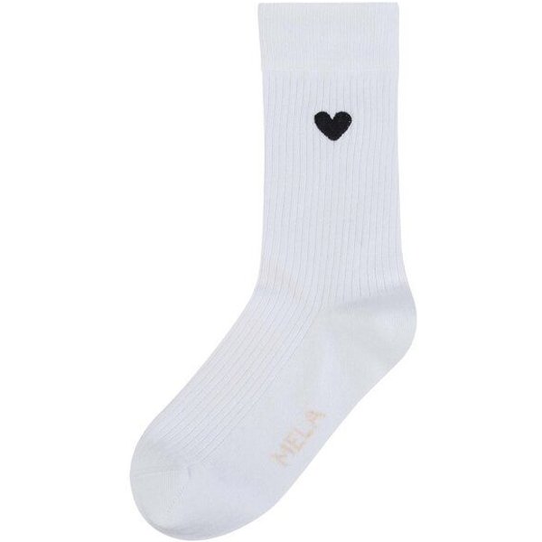 MELA Gerippte Socken Stickerei 1er Pack