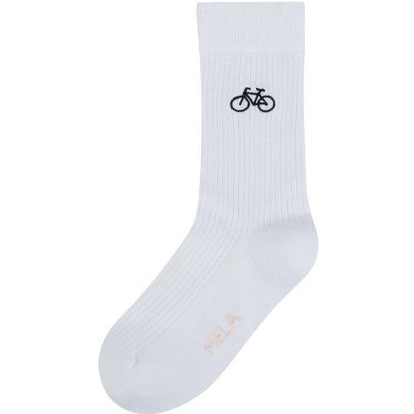MELA Gerippte Socken Stickerei 1er Pack