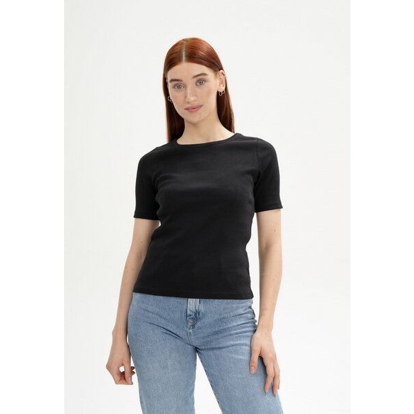 MELA Ripp T-Shirt Style JASLEEN aus 100% Bio-Baumwolle