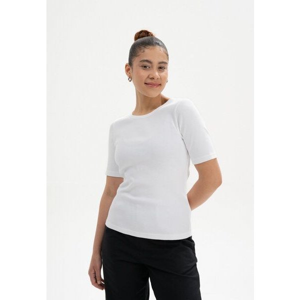 MELA Ripp T-Shirt Style JASLEEN aus 100% Bio-Baumwolle