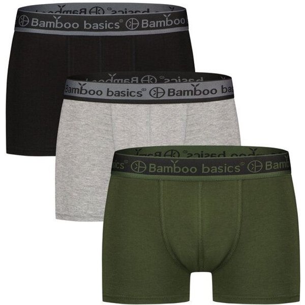 Bamboo Basics Enganliegende Herren Trunkshorts LIAM aus Bambusviskose / Biobaumwolle (3er Pack)