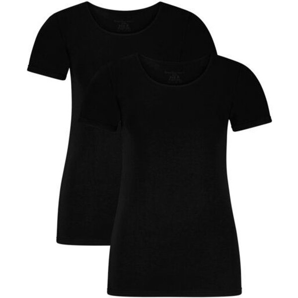 BAMBOO BASICS KATE T-Shirt aus Bambusviskose / Biobaumwolle (2er Pack)