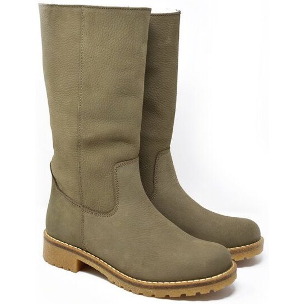Grünbein Stiefel Iben Slim Fit Warmfutter khaki