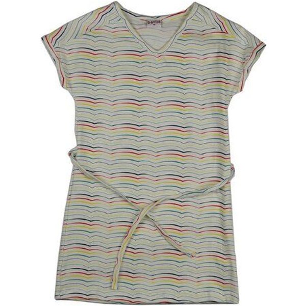 Baba Babywear V-Neck Kids Dress Stripes