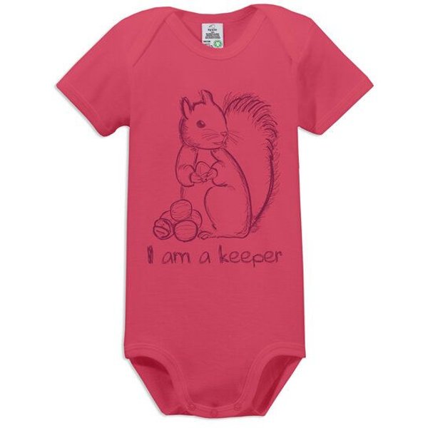 kippie veganer Kurzarm Baby Body aus GOTS Bio-Baumwolle – Keeper