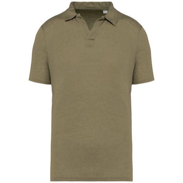 Greenspired Herren Polohemd aus reinem Leinen S-3XL