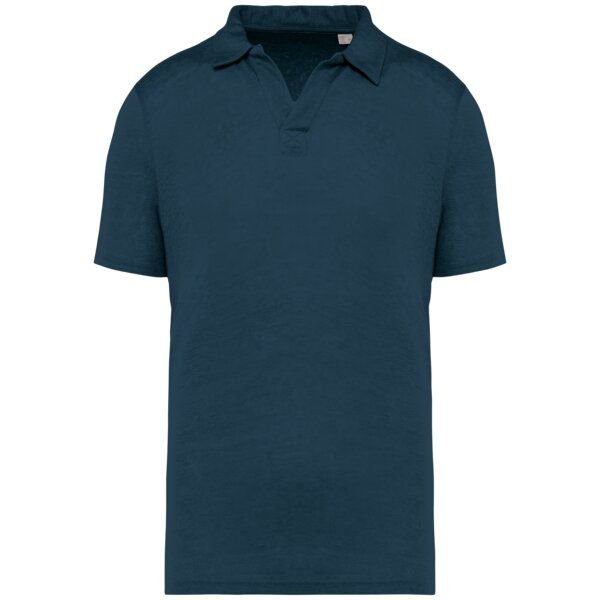 Greenspired Herren Polohemd aus reinem Leinen S-3XL