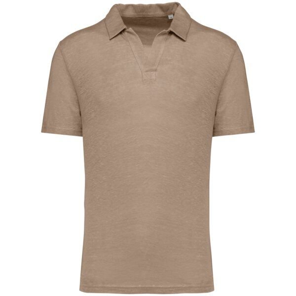 Greenspired Herren Polohemd aus reinem Leinen S-3XL