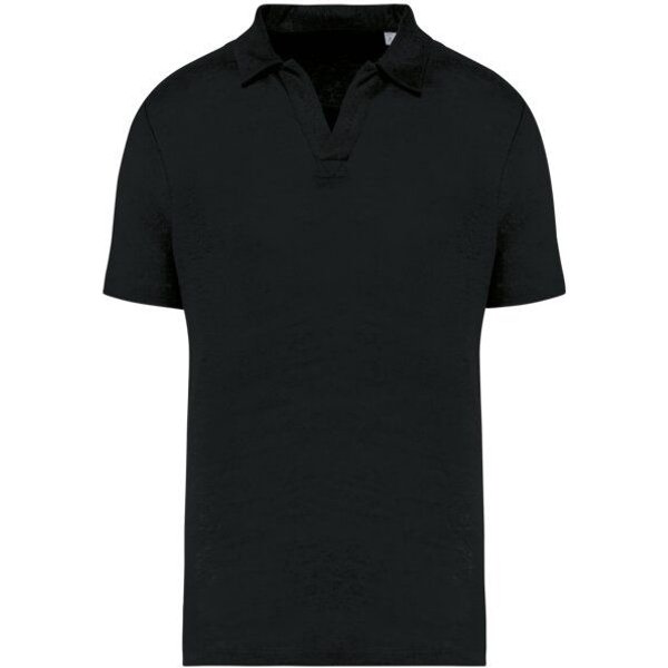 Greenspired Herren Polohemd aus reinem Leinen S-3XL