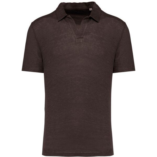 Greenspired Herren Polohemd aus reinem Leinen S-3XL