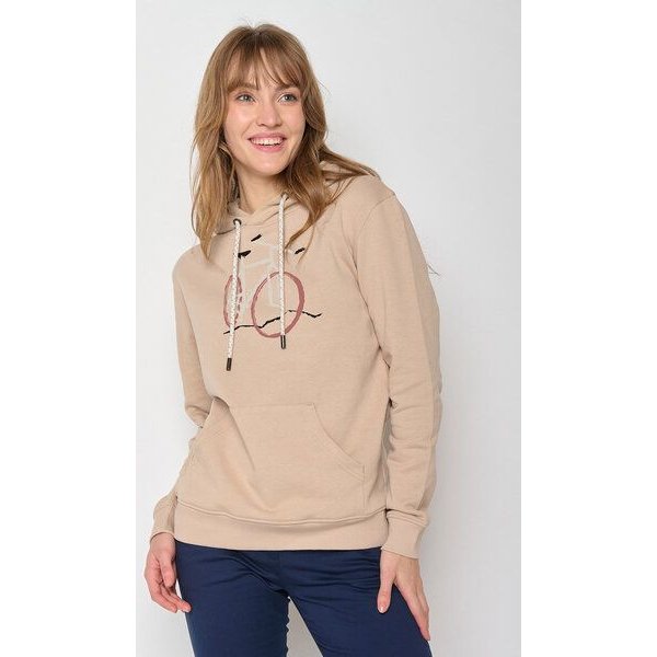 GREENBOMB Bike Brush Chipper - Bequemer Hoodie aus Bio-Baumwolle / hochwertiger Print / GOTS / Fair & Vegan