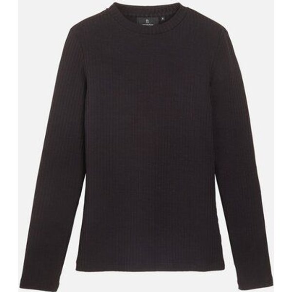 Damen Rib Longsleeve aus Leinen und LENZING ECOVERO Viskose Mix - STELLA - recolution