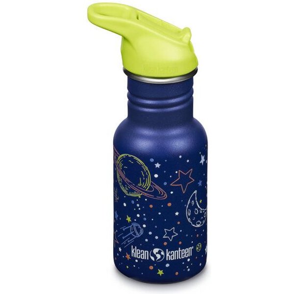 Klean Kanteen Edelstahl Trinkflasche Kid Classic 355ml Flip Sport Cap