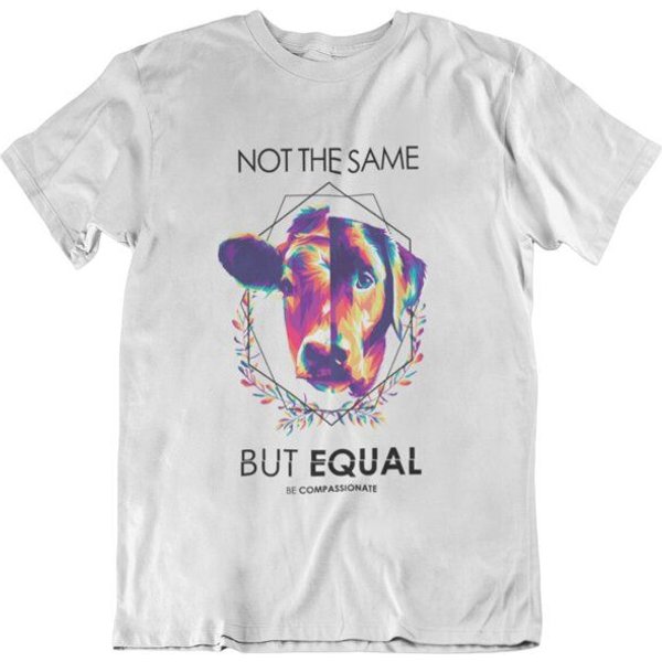 Team Vegan Not the same but equal - Unisex Organic Shirt - 100% Bio-Baumwolle