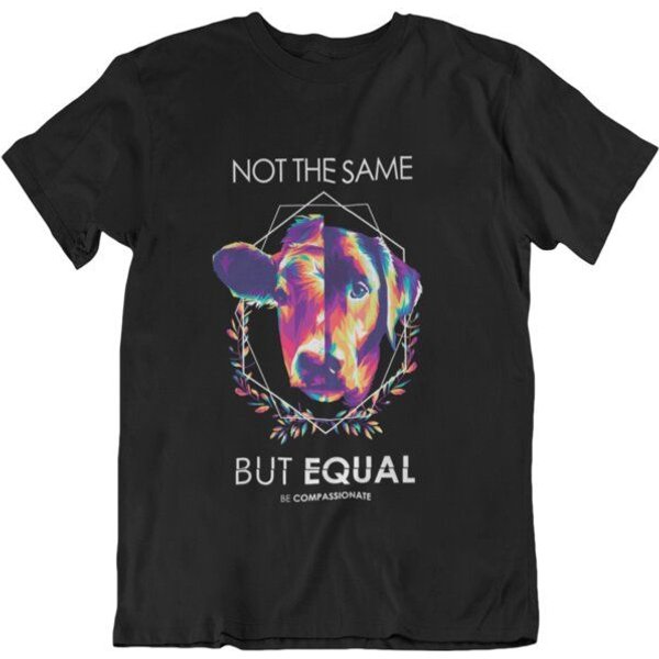 Team Vegan Not the same but equal - Unisex Organic Shirt - 100% Bio-Baumwolle