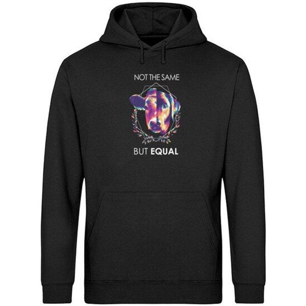 Team Vegan Not the same but equal - Unisex Organic Hoodie