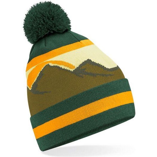 Bommelmütze Beanie Pom Pom Beechfield Mountain Peaks Pudelmütze Mutsch