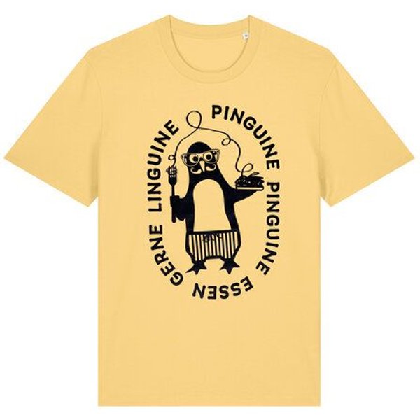 päfjes Pinguin Pinguine essen gerne Linguine - Fair Wear Unisex T-Shirt
