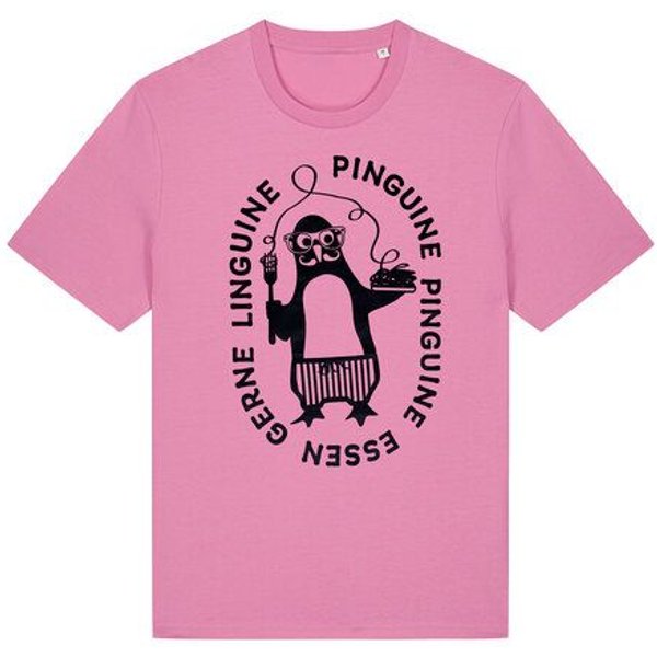 päfjes Pinguin Pinguine essen gerne Linguine - Fair Wear Unisex T-Shirt
